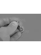 Russische sowjetische Rose 14k 585 Gold Alexandrit Rubin Smaragd Saphir Zirkon ... Anhänger vpc016