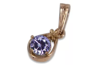 Přívěsek z vinobraní 14k 585 zlato s Alexandryt Rubin Sapphire Emerald Akwamarin Zircon VPC017