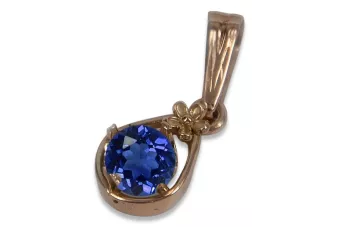 Russe soviétique rose 14k 585 or alexandrite rubis émeraude saphir zircon ... pendentif VPC017