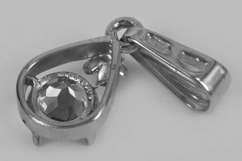 Russische sowjetische Rose 14k 585 Gold Alexandrit Rubin Smaragd Saphir Zirkon ... Anhänger vpc017