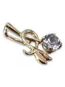 Vintage rose gold plated silver 925 alexandrite ruby emerald sapphire zircon ... pendant vpc005rp