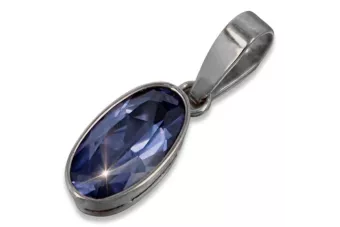 Soviet silver 925 pendant with alexandrite ruby sapphire emerald aquamarine zircon vpc011s