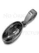 Zawieszka z Vintagego srebra 925 z aleksandrytem rubinem szafirem szmaragdem akwamarynem cyrkonią vpc011s