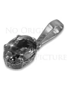 Ruso soviético oro rosa chapado plata 925 alejandrita rubí esmeralda zafiro zircón ... Colgante VPC015RP