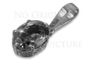 Russische sowjetische rosévergoldetes Silber 925 Alexandrit Rubin Smaragd Saphir Zirkon ... Anhänger vpc015rp