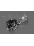 Russische sowjetische rosévergoldetes Silber 925 Alexandrit Rubin Smaragd Saphir Zirkon ... Anhänger vpc015rp