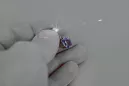 Pandantiv sovietic de argint 925 cu alexandrit rubin safir smarald acvamarin zircon vpc015s