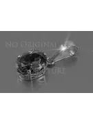 Colgante soviético de plata 925 con zircón aguamarina esmeralda de zafiro rubí alejandrita vpc015s