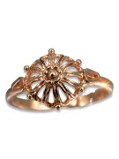 Русский Советский розовый 14к 585 золото Винтажное кольцо vrn179