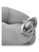 Radziecki 14k 585 złoty Rosyjski pierścionek z różowego złota z Aleksandrytem Rubinem Szafirem Szmaragdem Cyrkonią vrc047
