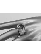 Radziecki 14k 585 złoty Rosyjski pierścionek z różowego złota z Aleksandrytem Rubinem Szafirem Szmaragdem Cyrkonią vrc048