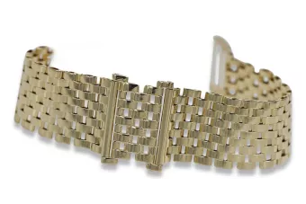 Gold men's watch Geneve ★ zlotychlopak.pl ★ Gold purity 585 333 Low Price!