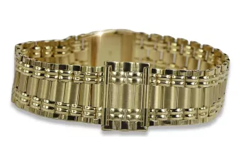 Gold men's watch Geneve ★ zlotychlopak.pl ★ Gold purity 585 333 Low Price!