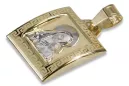 Pandantiv ★ medalion de aur Mary icon zlotychlopak.pl ★ Aur 585 333 preț scăzut
