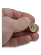 Золотий медальйон Марія ікона підвіска ★ zlotychlopak.pl ★ Золото 585 333 низька ціна