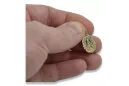 Colgante ★ Gold Mary medallón icono zlotychlopak.pl ★ Oro 585 333 precio bajo