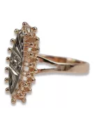 Russisch Sowjet rosa 14 Karat 585 gold Vintage Ring vrn034