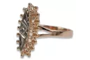 Russian Soviet rose pink 14k 585 gold Vintage ring vrn034