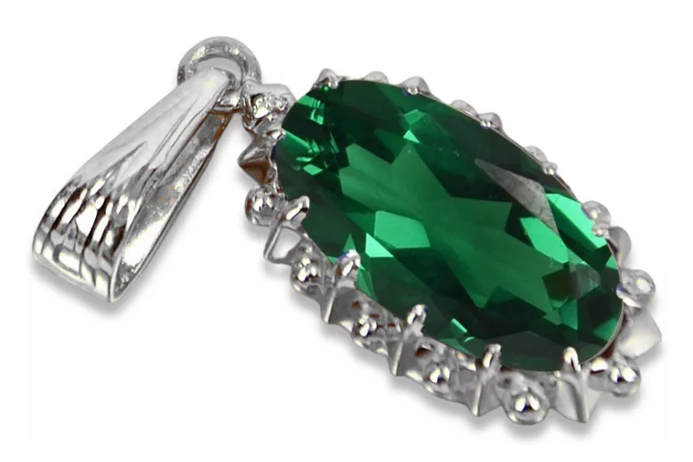 copy of Vintage rose 14k 585 gold alexandrite ruby emerald sapphire zircon ... pendant vpc016