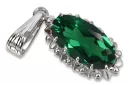 Colgante soviético de plata 925 con zircón aguamarina de zafiro rubí de alejandrita vpc016s