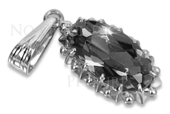 Pandantiv sovietic de argint 925 cu alexandrit rubin safir smarald acvamarin zircon vpc016s
