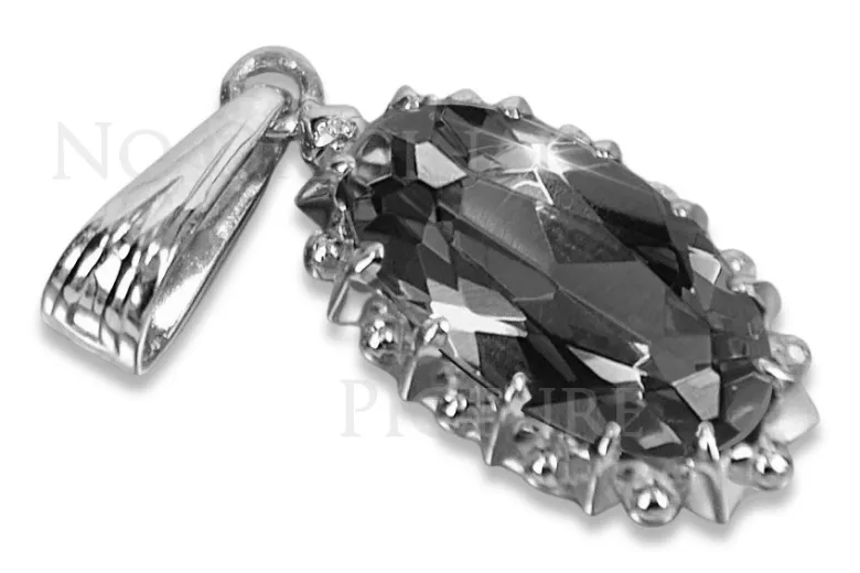 Colgante soviético de plata 925 con zircón aguamarina de zafiro rubí de alejandrita vpc016s