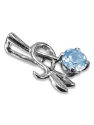 Colgante de plata ruso soviético 925 con zircón aguamarina de zafiro rubí de alejandrita zafiro aguamarina VPC005S