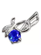 Colgante de plata ruso soviético 925 con zircón aguamarina de zafiro rubí de alejandrita zafiro aguamarina VPC005S