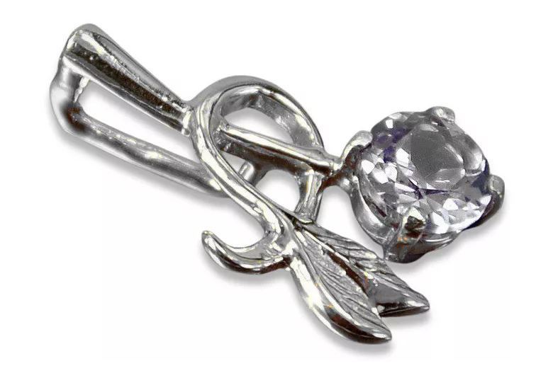 Colgante de plata ruso soviético 925 con zircón aguamarina de zafiro rubí de alejandrita zafiro aguamarina VPC005S