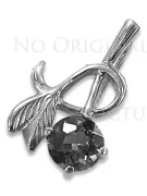 Colgante de plata ruso soviético 925 con zircón aguamarina de zafiro rubí de alejandrita zafiro aguamarina VPC005S