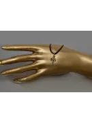 Vintage ροζ χρυσό σοβιετικό μενταγιόν 14k 585 μενταγιόν κλειδί της ΕΣΣΔ vpn019