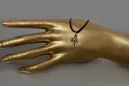 Vintage rose pink 14k 585 gold  Vintage key pendant vpn019