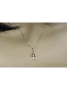 Vintage ροζ χρυσό σοβιετικό μενταγιόν 14k 585 μενταγιόν κλειδί της ΕΣΣΔ vpn019