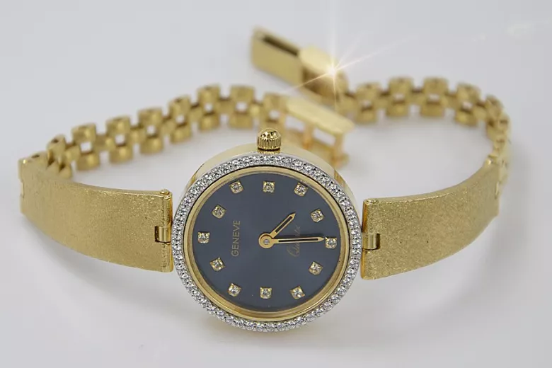 Russian Soviet rose (yellow) gold lady watch cw080