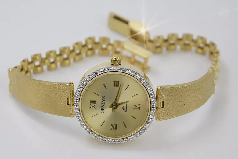 Gold ladies watch ★ zlotychlopak.pl ★ Gold purity 585 333 Low price!