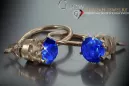Russische Sowjetische Rose Pink 14k 585 Gold Ohrringe vec057 Alexandrit Rubin Smaragd Saphir ...