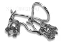 Boucles d’oreilles en or rose soviétique russe 14k 585 vec057 alexandrite rubis émeraude saphir ...