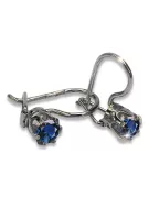 Rusă sovietică de argint 925 Alexandrite Ruby Smarald Safir Acvamarina Zircon ... cercei vec057s