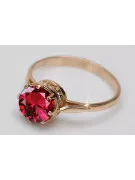 Sovietic rus a crescut 14k 585 aur Alexandrite Ruby Emerald Safir Zircon inel vrc366