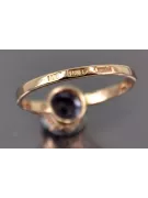 Ruso Soviet rosa 14k 585 oro Alejandrita Rubí Esmeralda Zafiro Zircón anillo vrc366
