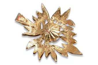 Ruská růže sovětský zlatý perla přívěsek