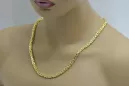 Chaîne ★ en or rose jaune russiangold.com ★ Or 585 333 Prix bas