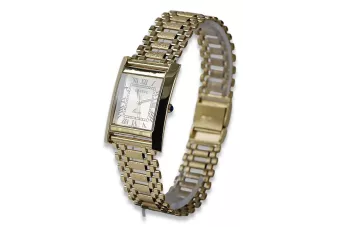 Auksinis laikrodis su vyrų apyranka 14k 585 Geneve mw009y&mwb010y
