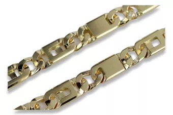 Yellow rose gold bracelet ★ russiangold.com ★ Gold 585 333 Low price