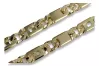 Italian yellow 14k gold Tiger Eye  bracelet cb098y
