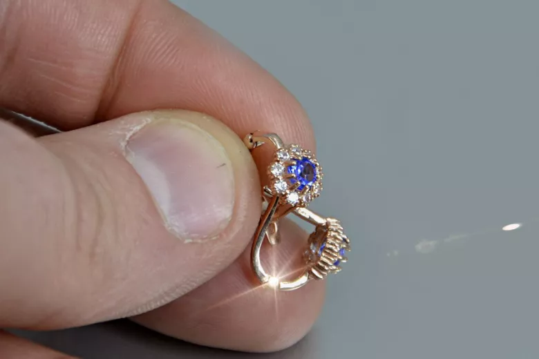 Pendientes de oro zlotychlopak.pl Muestra de ★ oro 585 333 ¡★ Precio bajo!