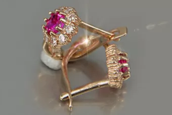 Златни обеци ★ zlotychlopak.pl ★ Златна проба 585 333 Ниска цена!