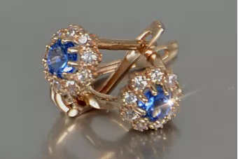 Gold Ohrringe ★ zlotychlopak.pl ★ Gold Probe 585 333 Niedriger Preis!