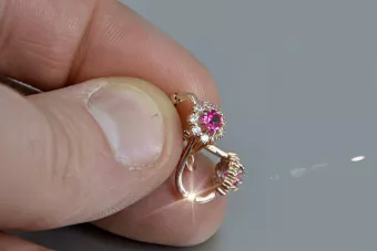 Boucles d’oreilles en or zlotychlopak.pl ★ Échantillon d’or ★ 585 333 Prix bas!