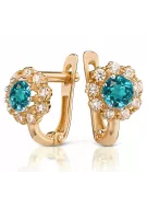 Pendientes de oro zlotychlopak.pl Muestra de ★ oro 585 333 ¡★ Precio bajo!